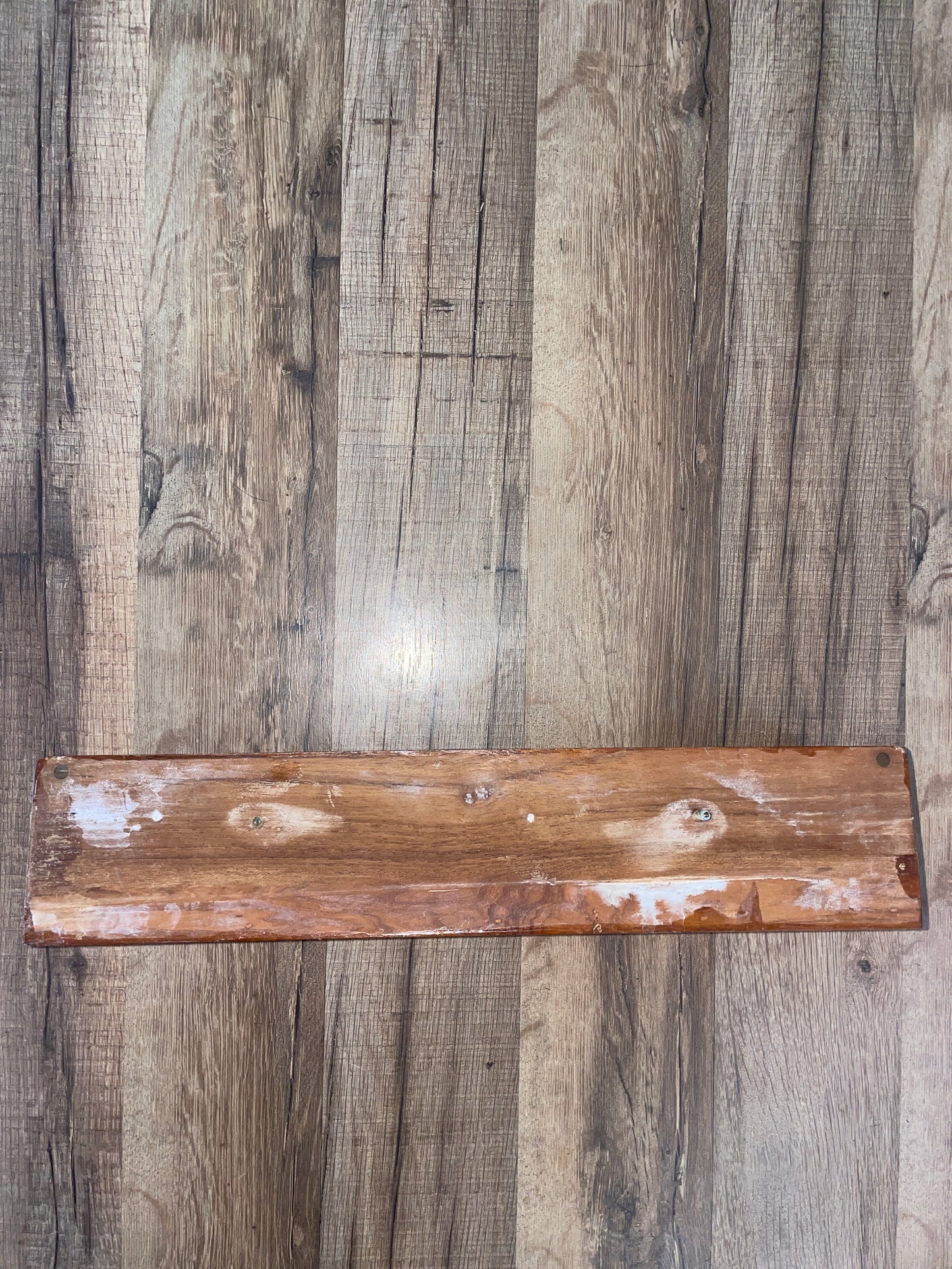 Teak Spindle Wall Organizer