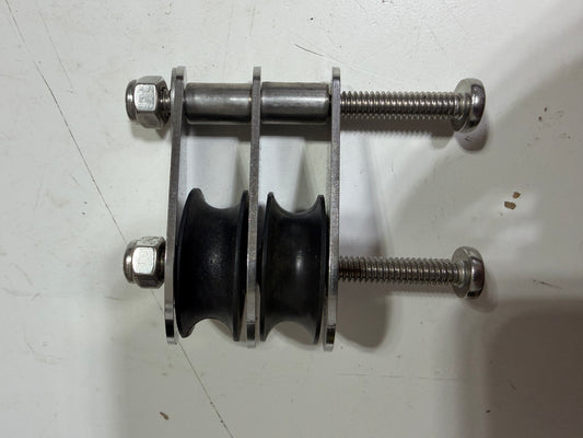 1 3/8" Double Cheek Halyard Block - 5/16" Line - NEW