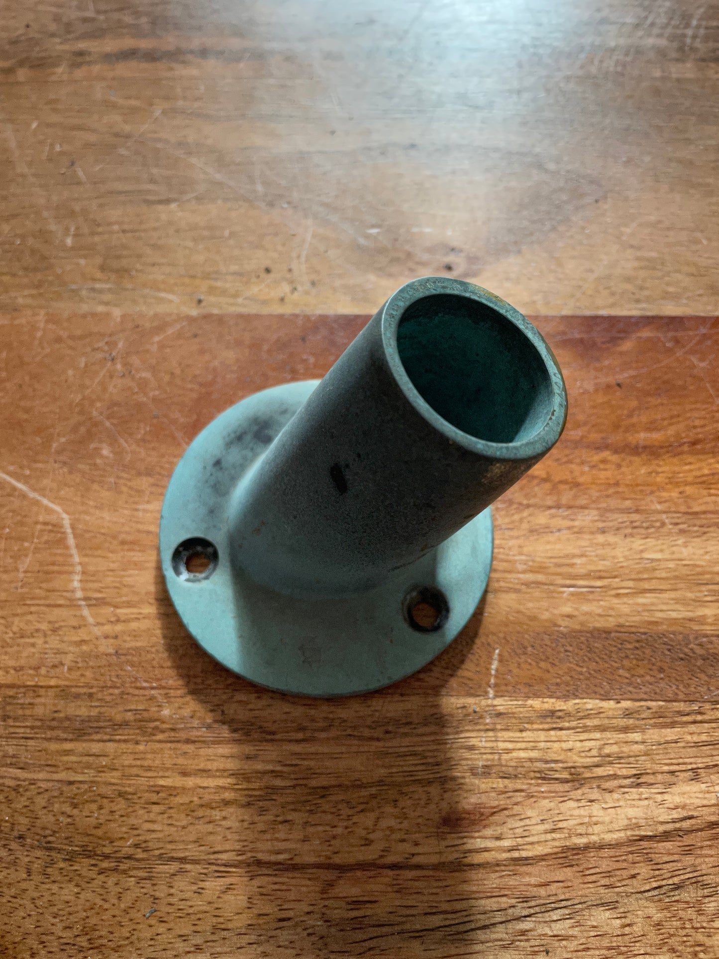Vintage Bronze 1 1/4” Flag Pole Holder