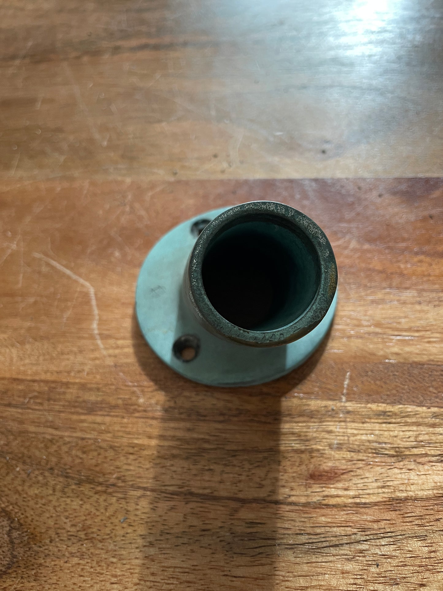 Vintage Bronze 1 1/4” Flag Pole Holder