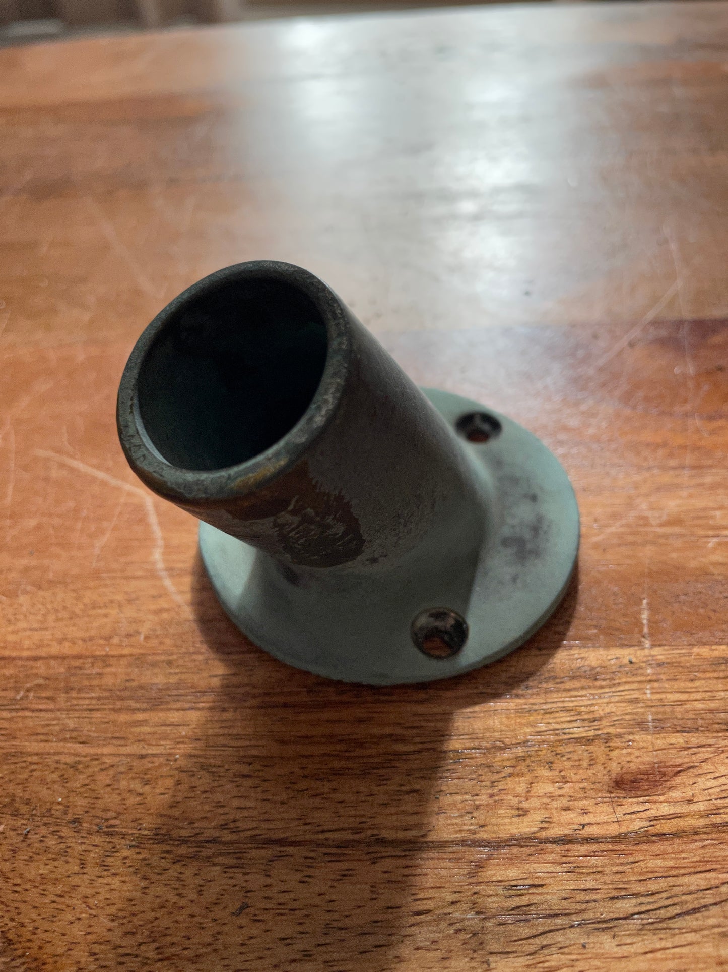 Vintage Bronze 1 1/4” Flag Pole Holder