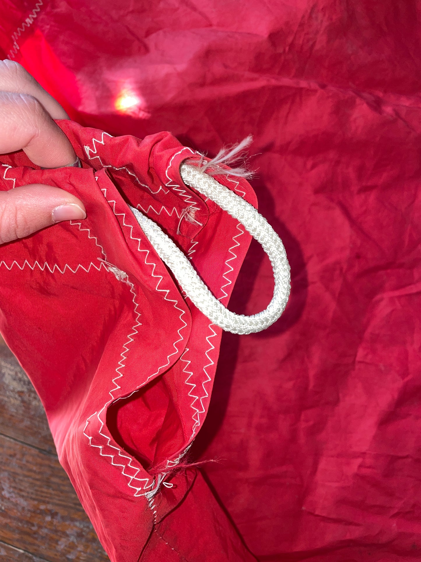 Red Sail Bag- 48” Long x 36” Wide