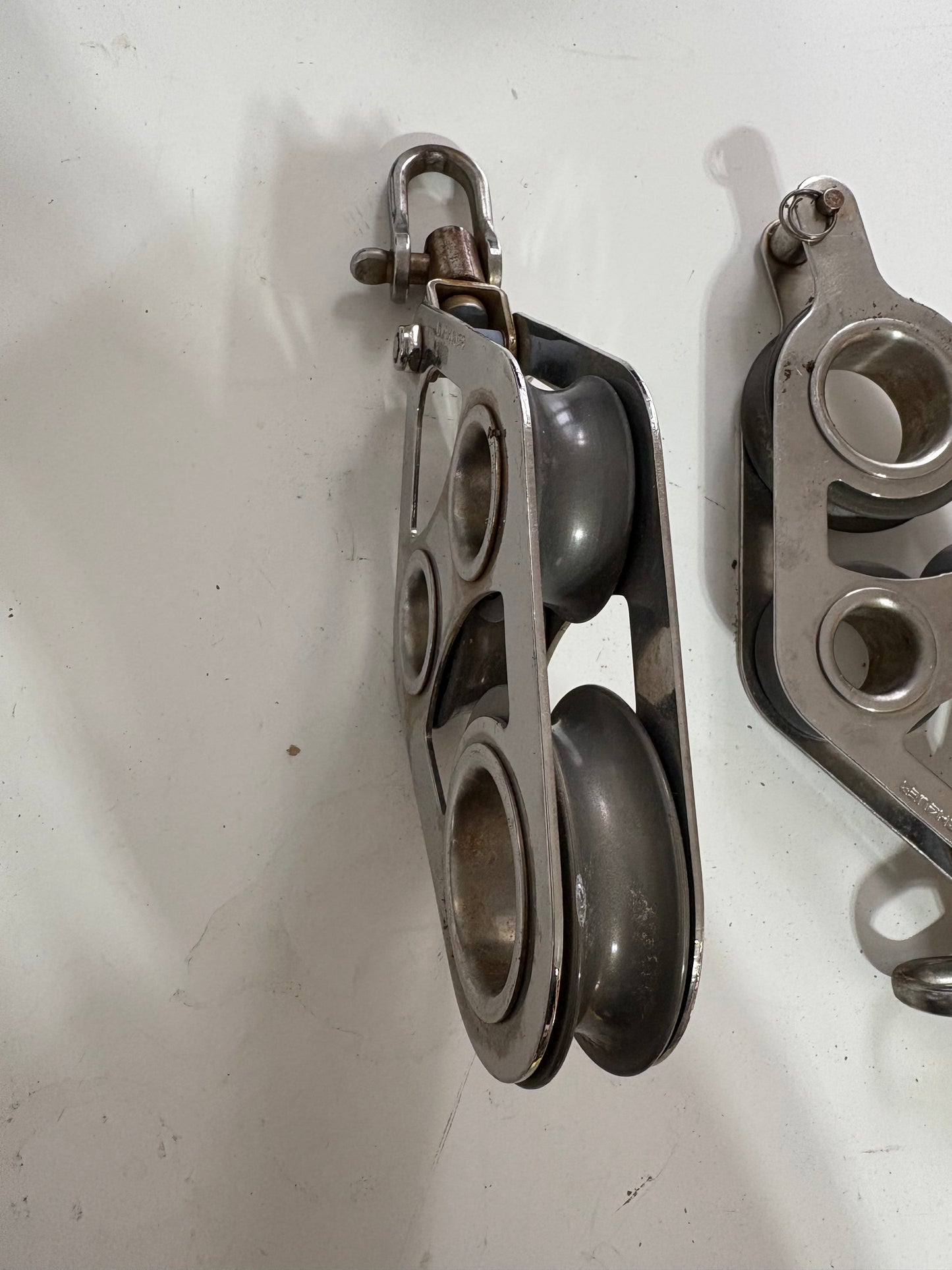 Garhauer Boom Vang Blocks off of the Cerlock 37