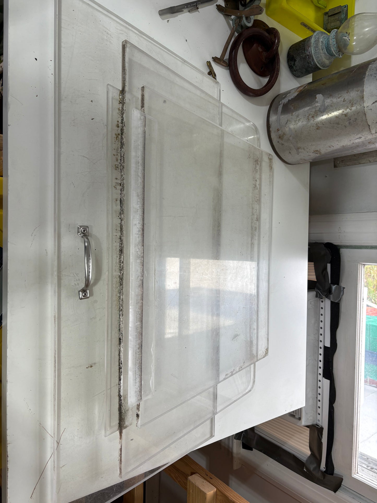 Crealock 37  Plexi Glass Companion Way Door - #42