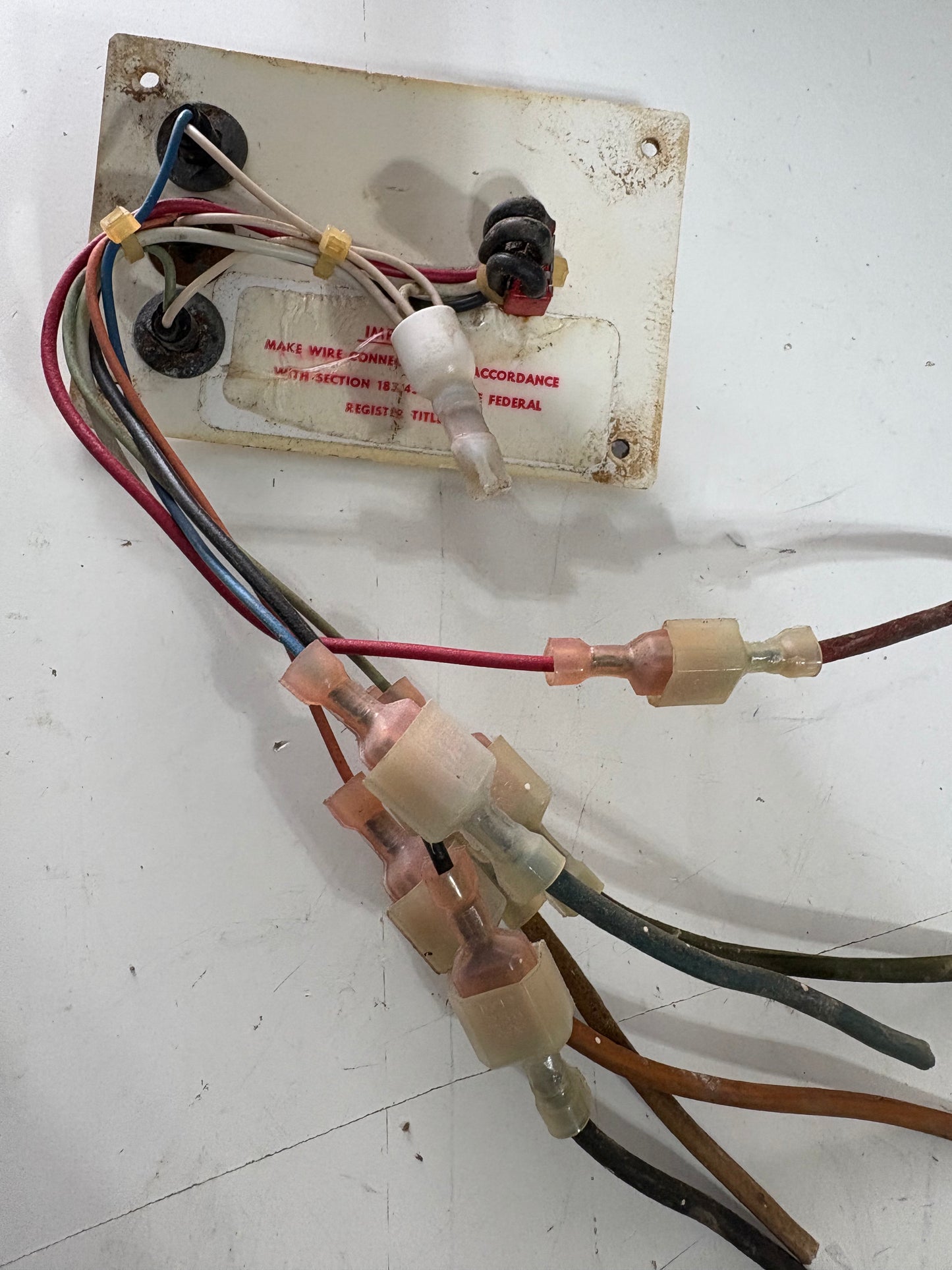 Columbia 36 Holding Tank Switch