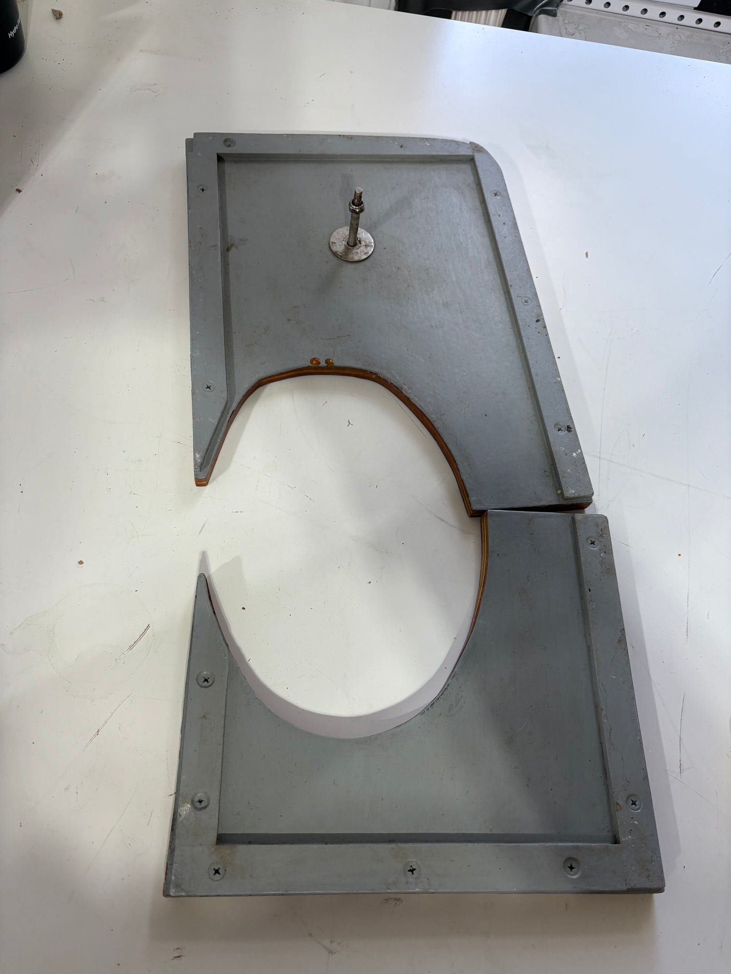 Teak and Holly Mast Collar