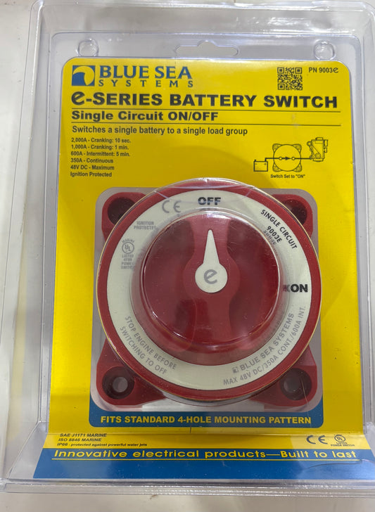 Blue Sea Systems E-Series Battery Switch NEW