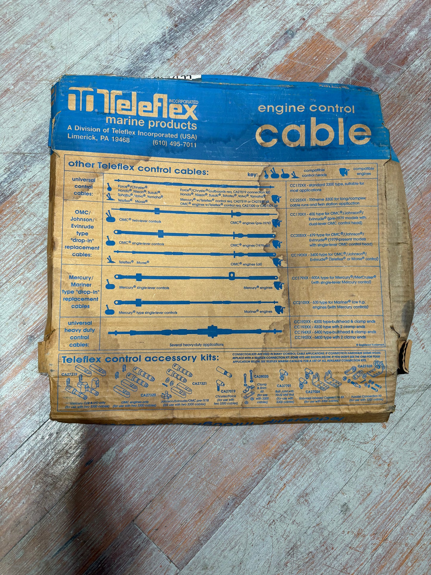 Teleflex Engine Control Cable 3300