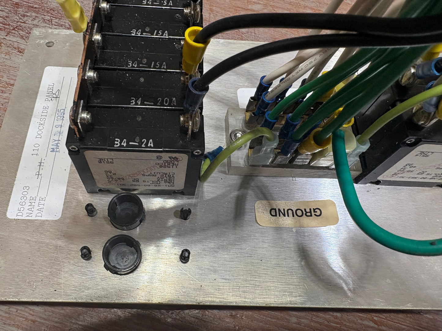 Shore Power 120 VAC 60HZ Panel