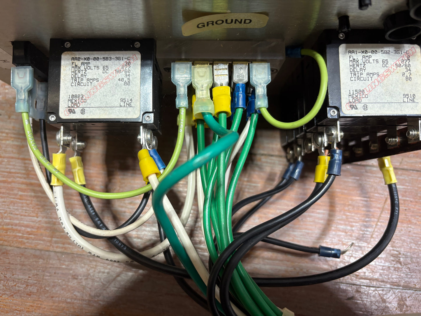 Shore Power 120 VAC 60HZ Panel