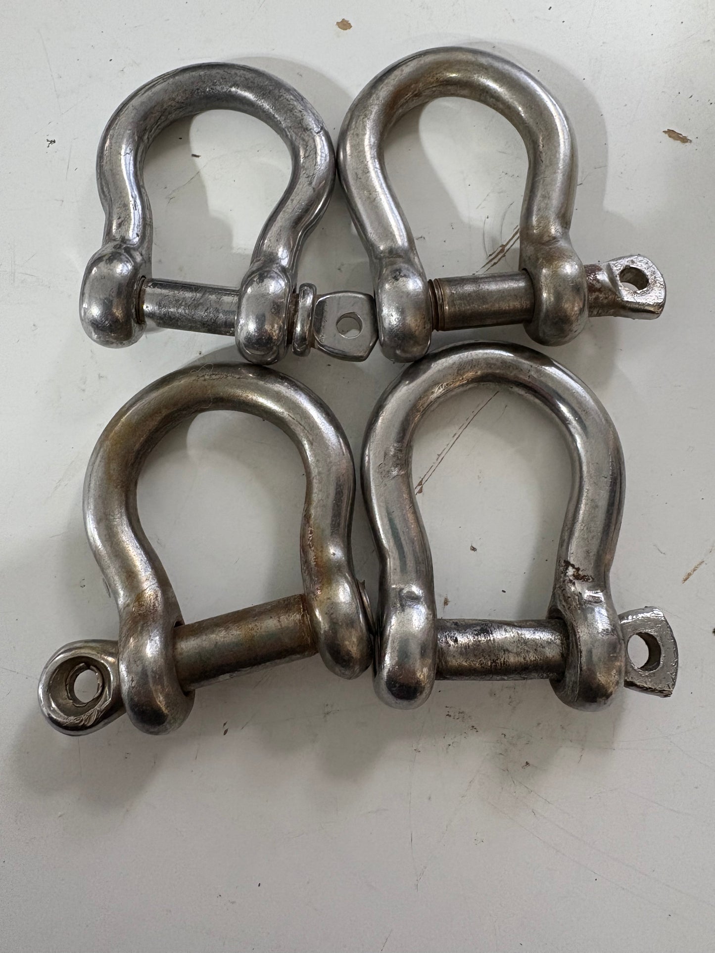 3/8"  Bow Shackle Set of 4