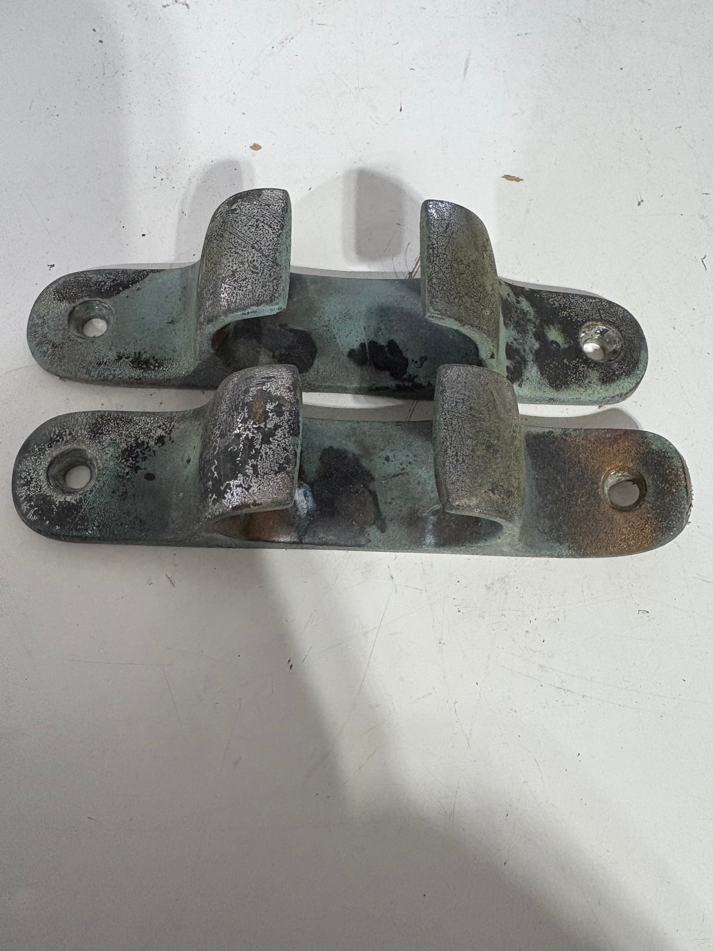 Vintage Bronze Chocks Pair