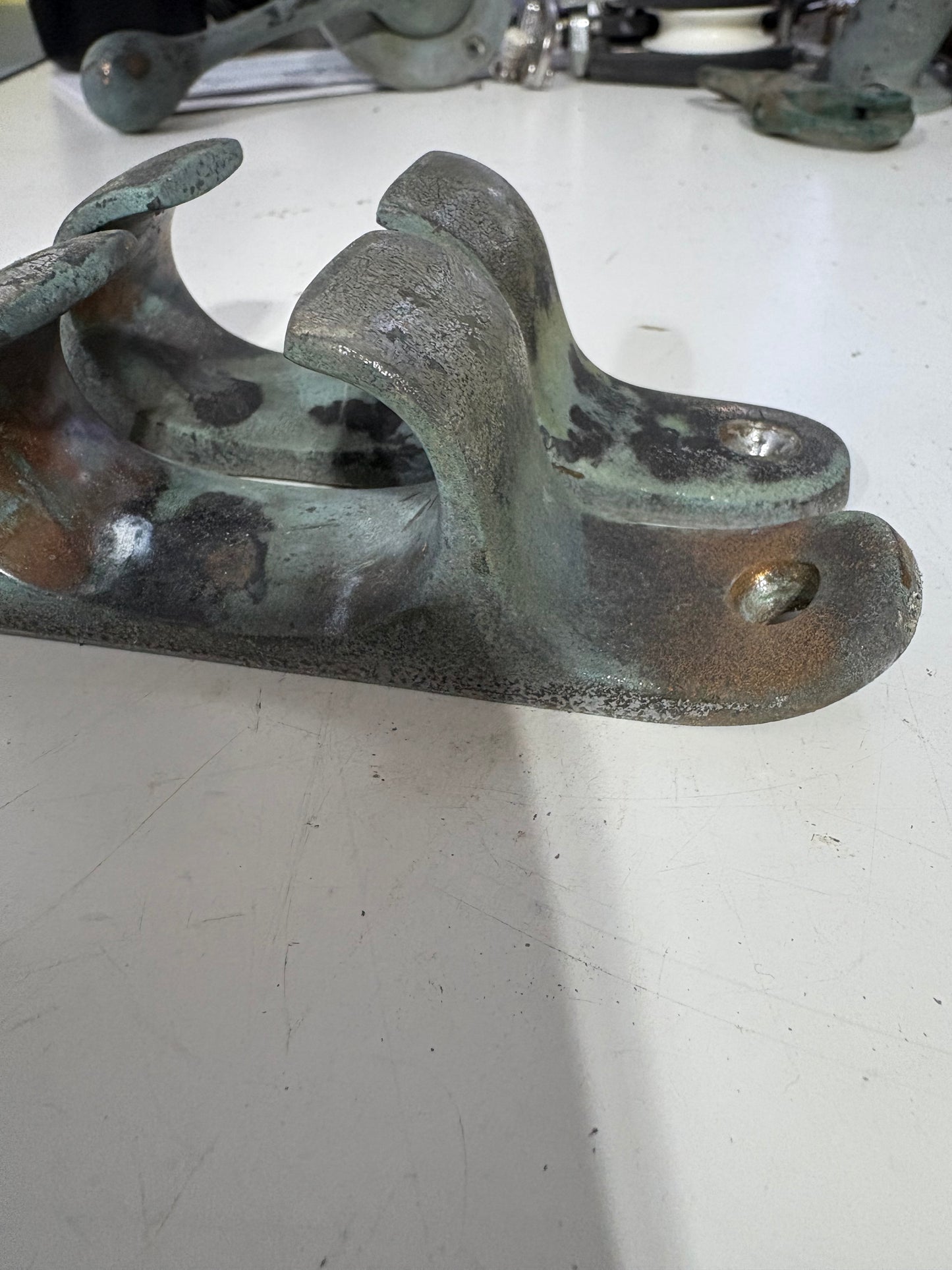 Vintage Bronze Chocks Pair