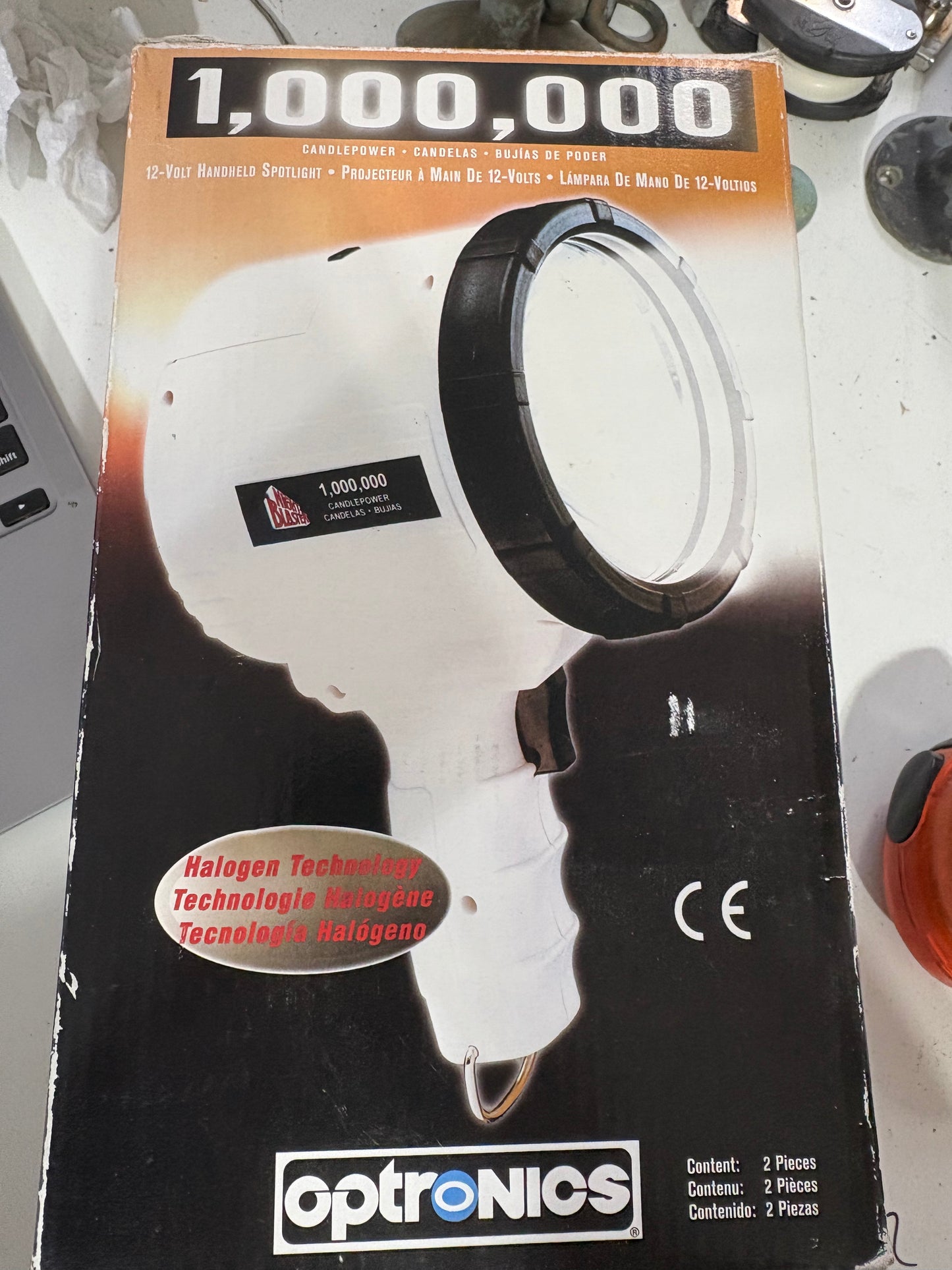 Optronics 12 Volt Hand Held Spotlight (works)