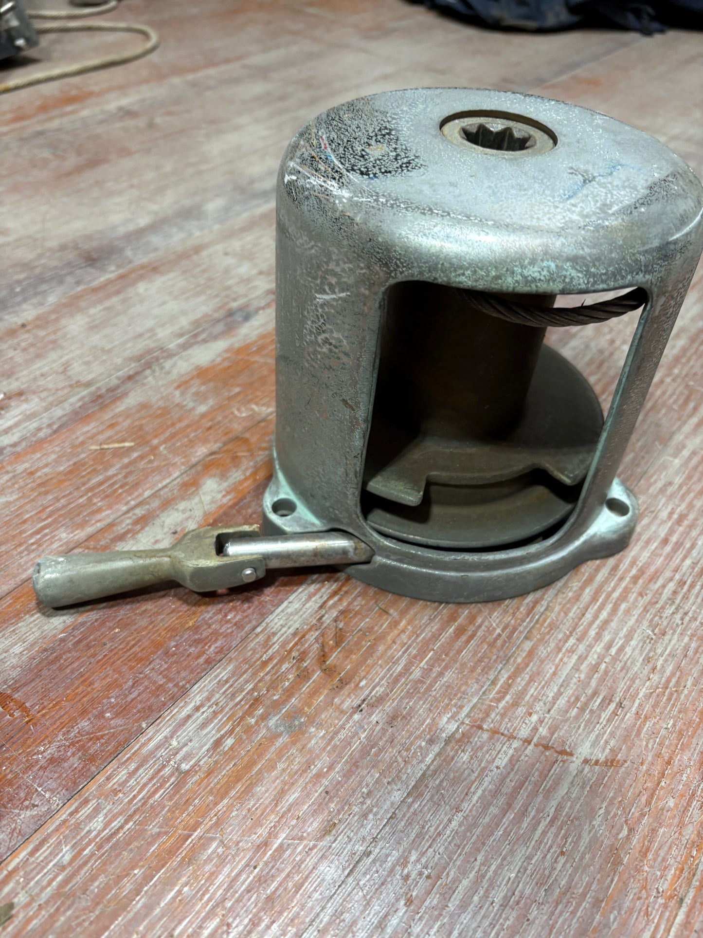 Chromed Bronze Centerboard Winch