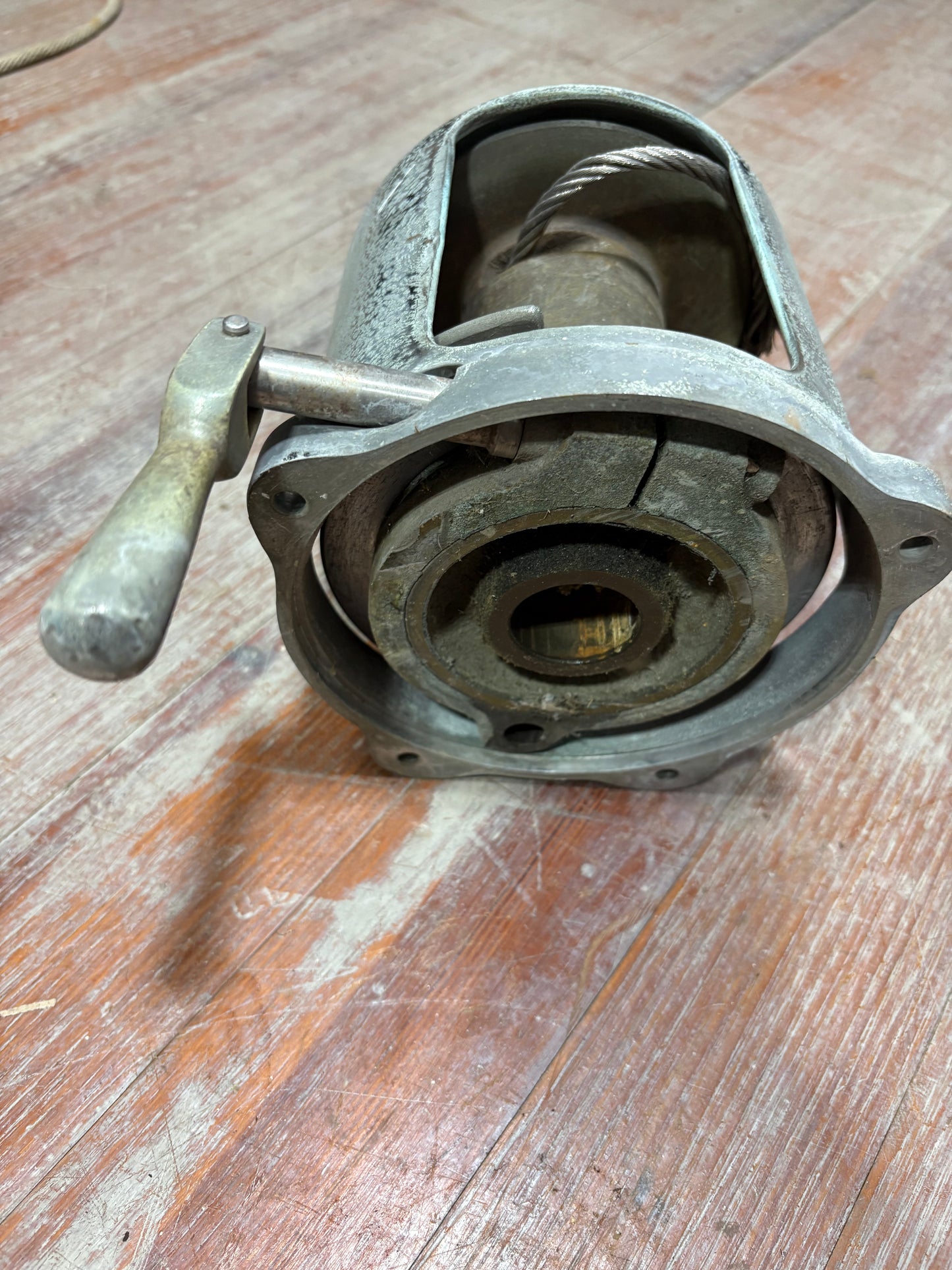 Chromed Bronze Centerboard Winch