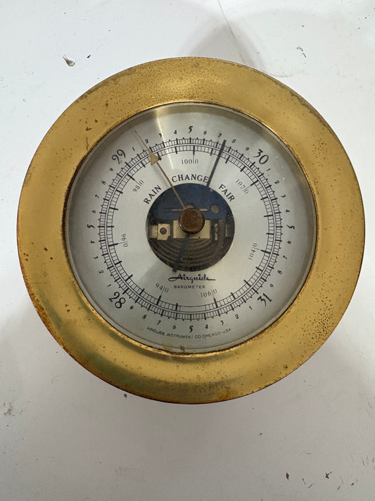Airguida Brass Barometer 5 1/4" dia