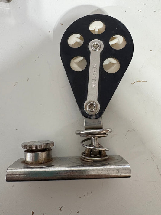 Shaefer Spring Block 1" Track 2" Sheave Screw Top