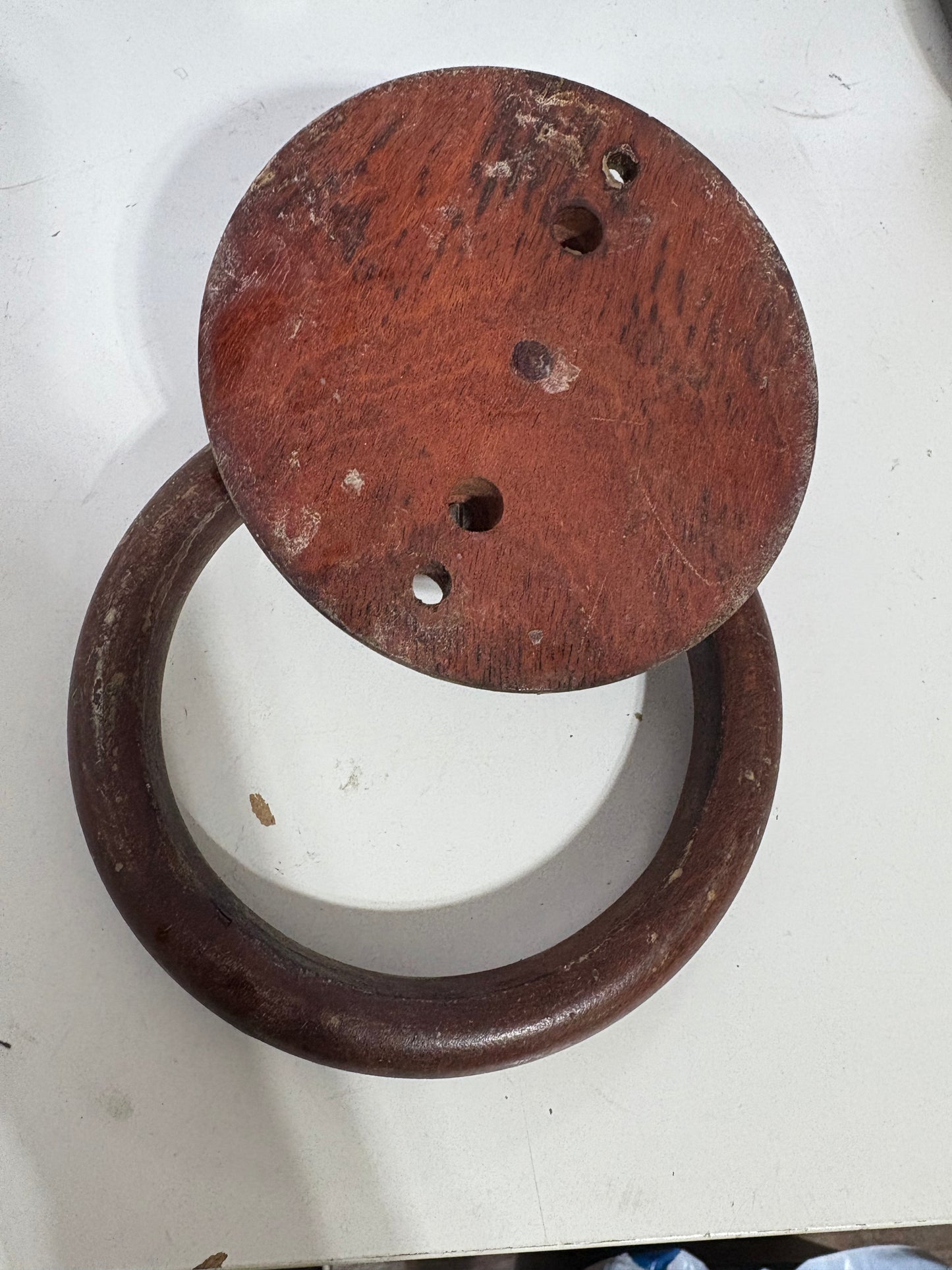 Teak Bathroom Hand Towel Holder