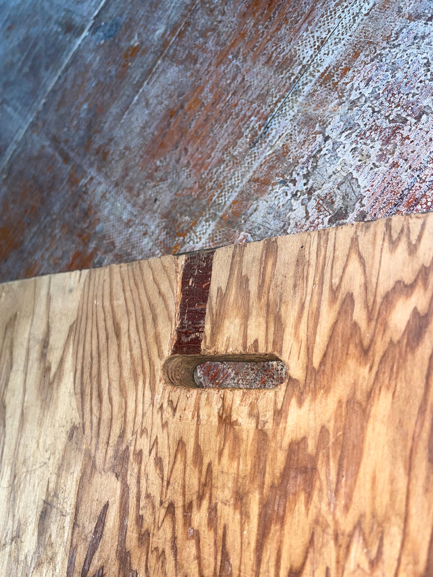 Small Wood Floor Piece - 14” Long x 8” Wide x 7/8” Thick #140