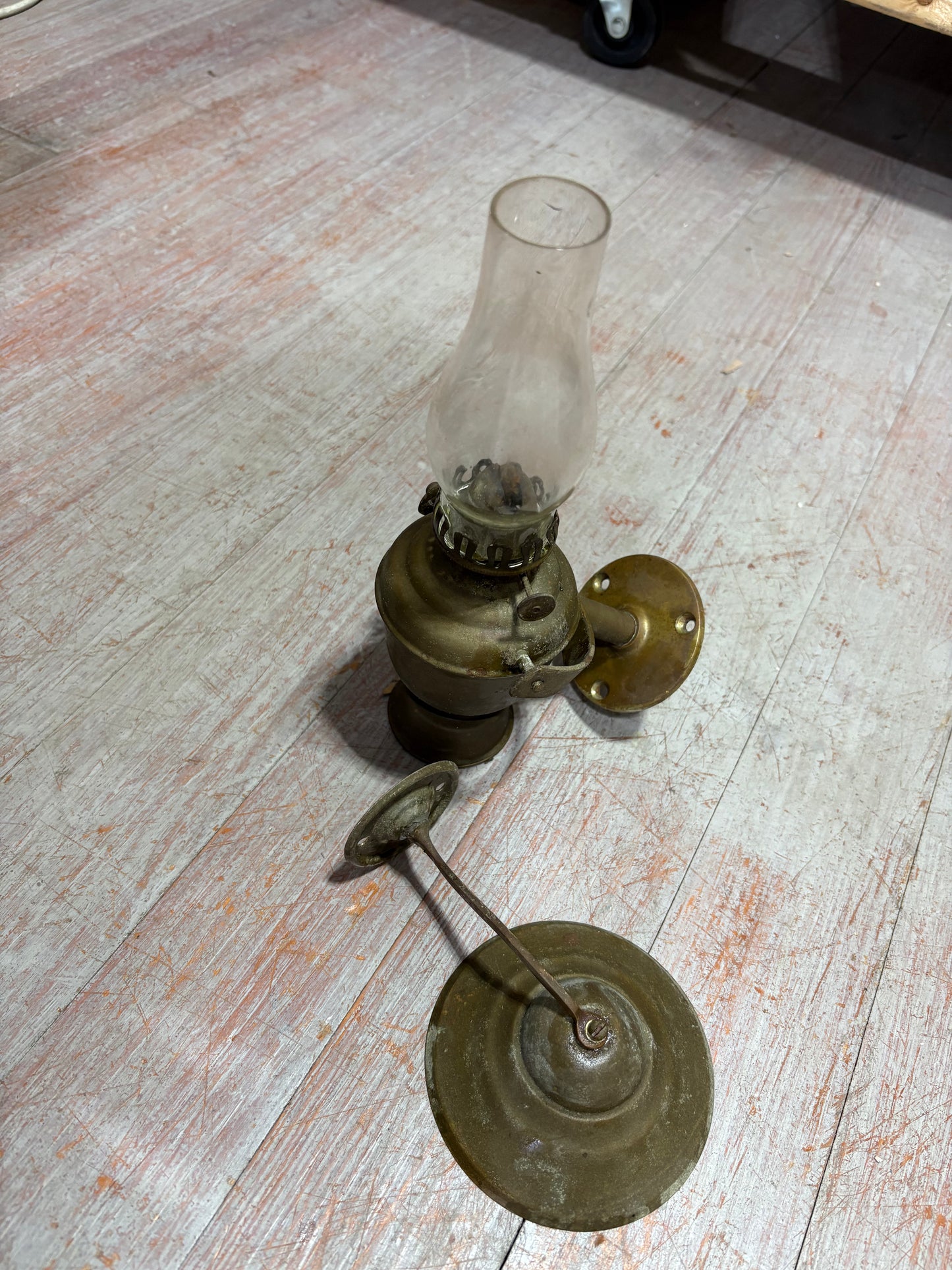 Vintage Oil Lamp 12"