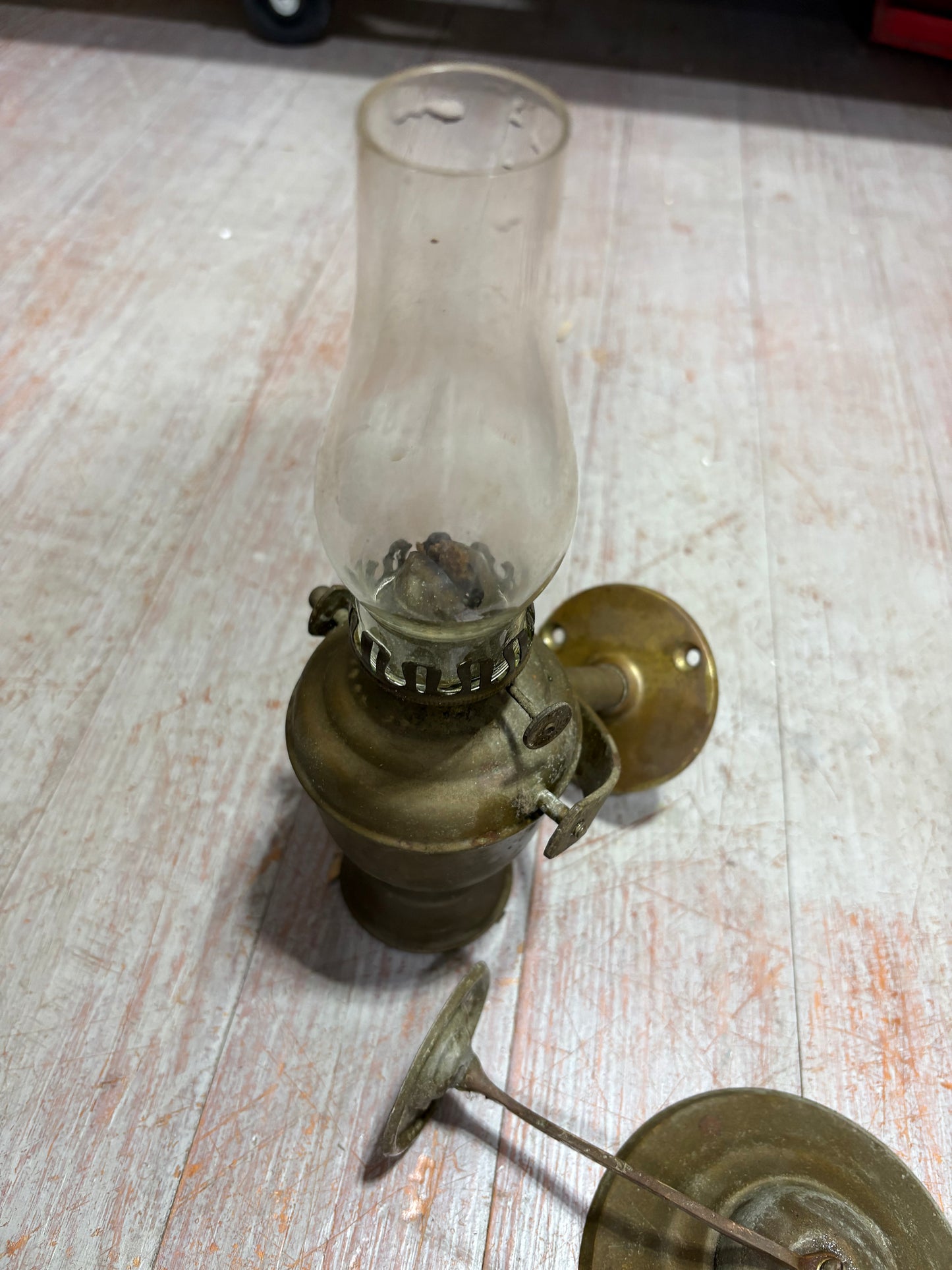 Vintage Oil Lamp 12"