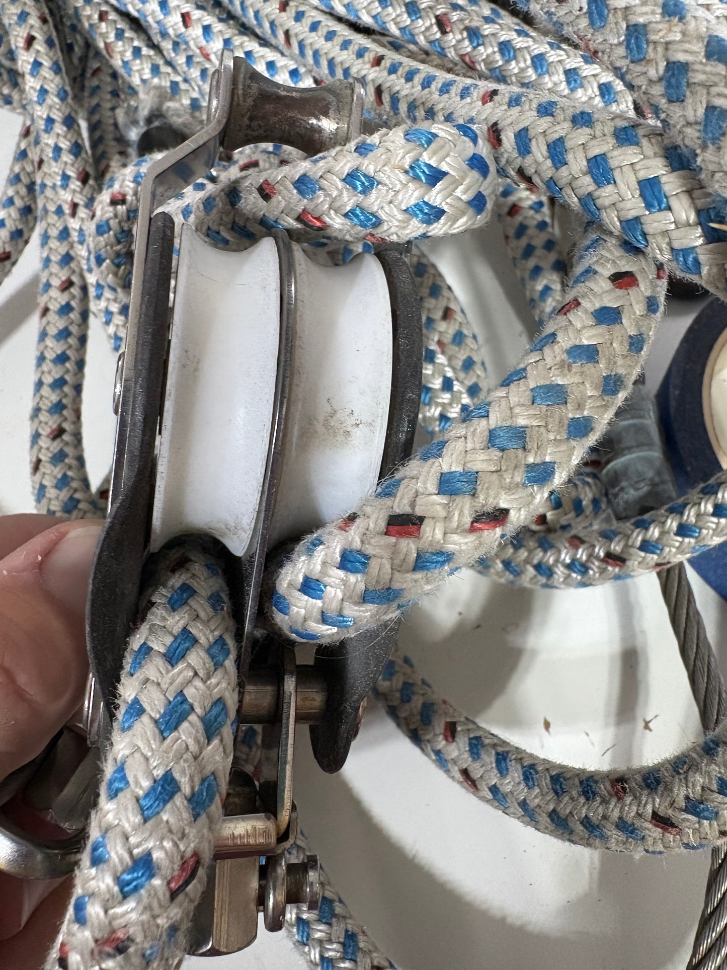 Small Ronstan Boom Vang - 30' Of Line