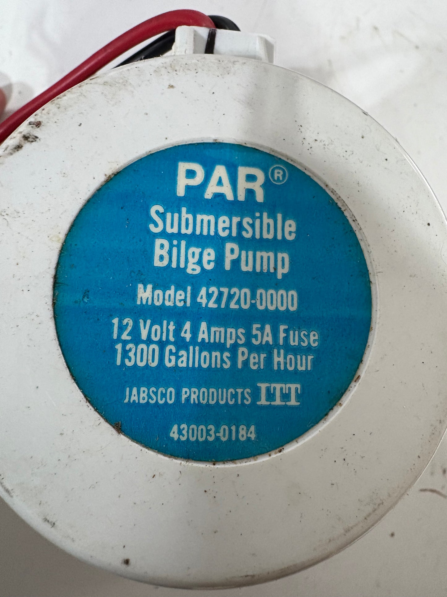 Par Submersible Bilge Pump Model 42720-0000