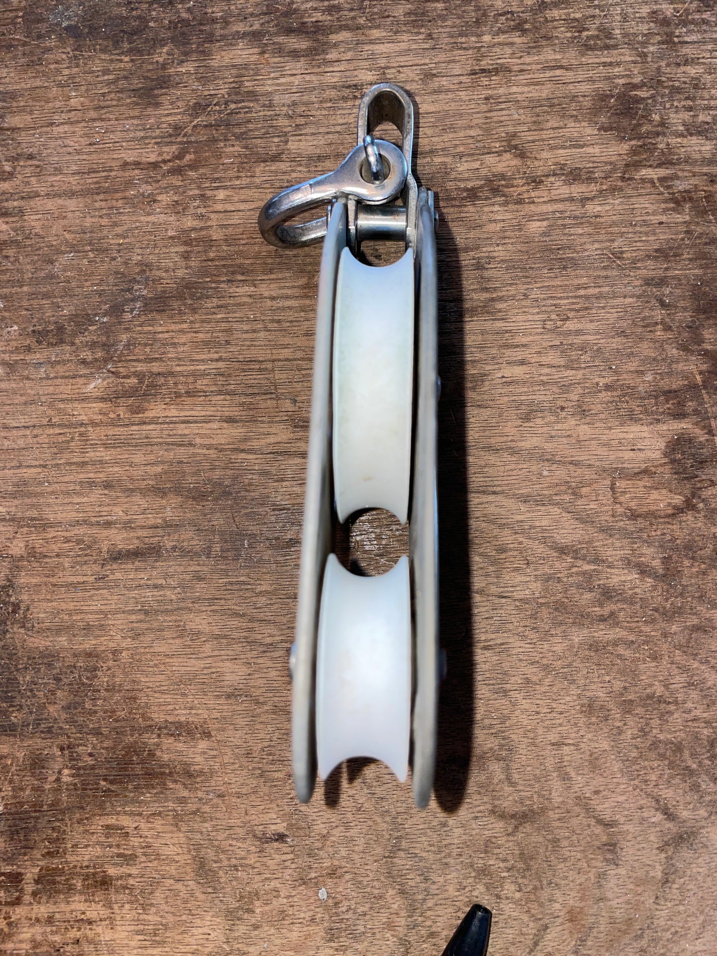 Slater Fixed Fiddle Block With Shackle- 7/16” Line