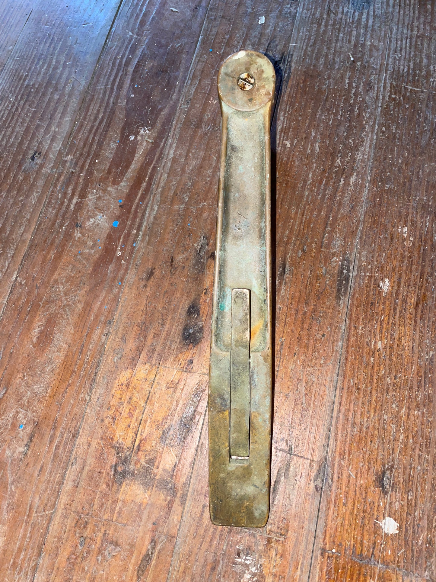 Vintage Bronze 11" Long Winch Handle- 1 1/2” Insert