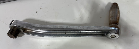 Barlow Chromed Bronze 10" Winch Handle with Clear Plastic Knob