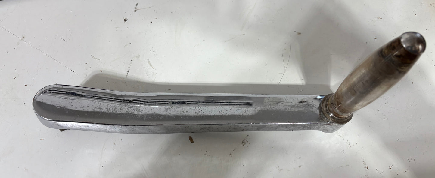 Barlow Chromed Bronze 10" Winch Handle with Clear Plastic Knob