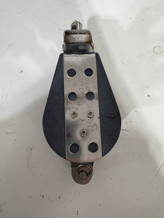 Harken Double  Swivel Block with one Beckett 3" Sheave