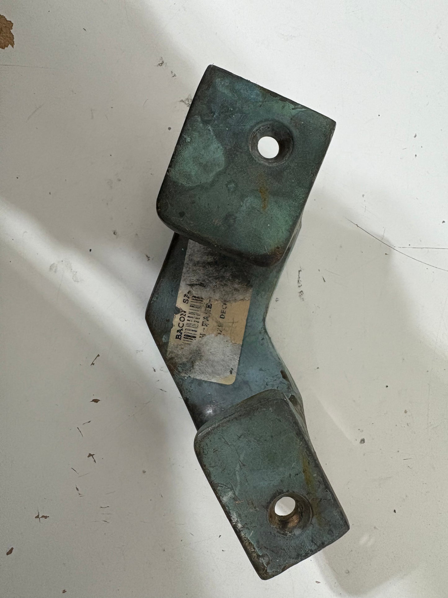 Bronze Angled Toe Rail