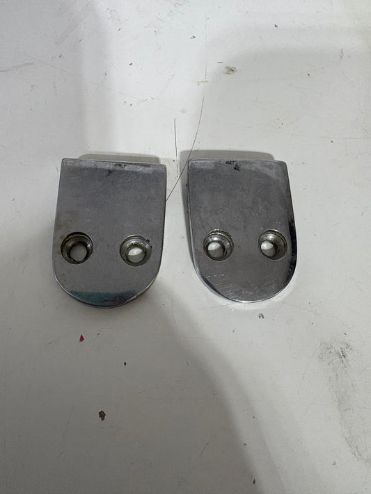 Pair of Ladder Brackets Stainless Steel
