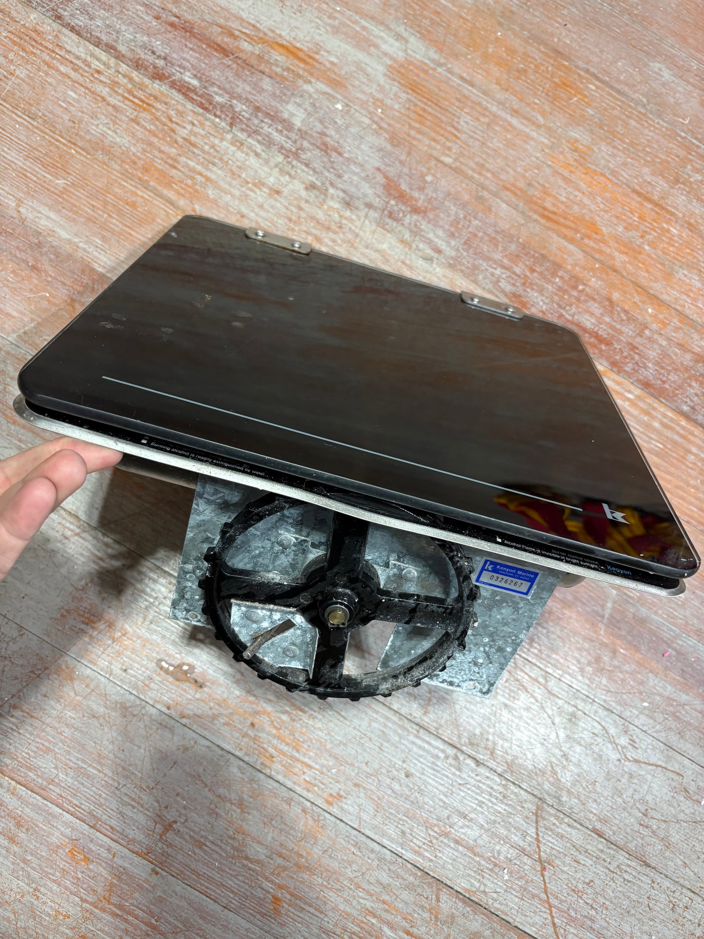 Kenyon Single Burner Alcohol Electric Stove With Glass Flat Top