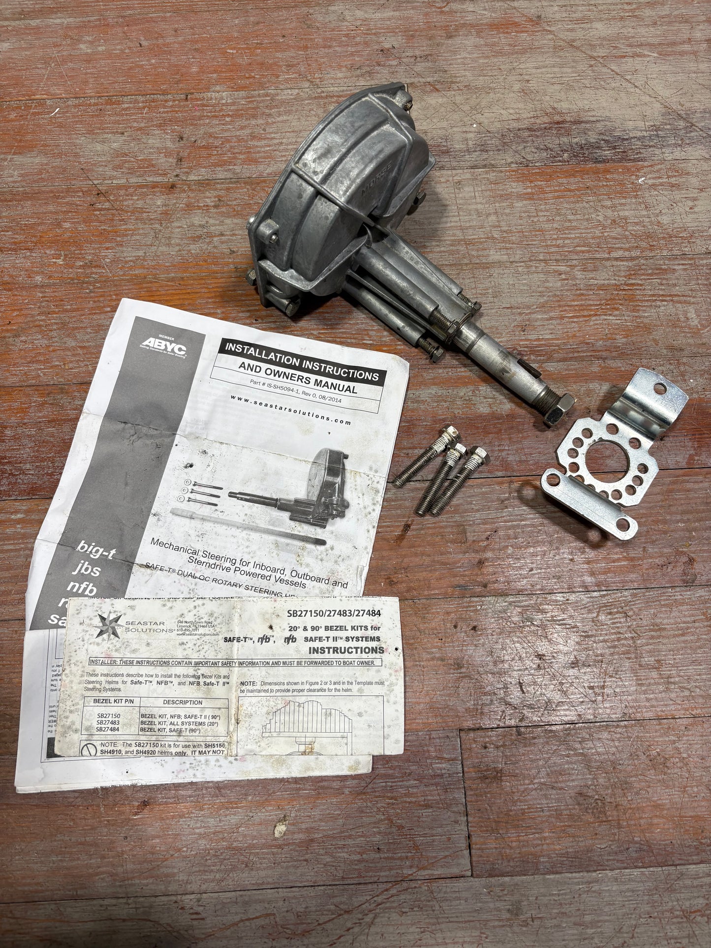 SeaStar Mechanical Steering for Inboard, Outboard, and Sterndrive Powered Vessels