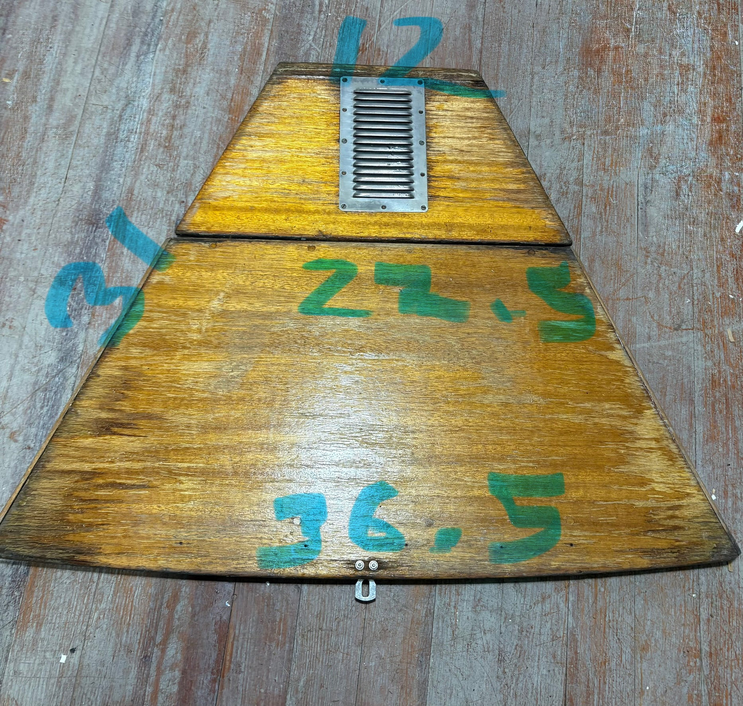 Teak Companion Way Boards from Cal 25 #50