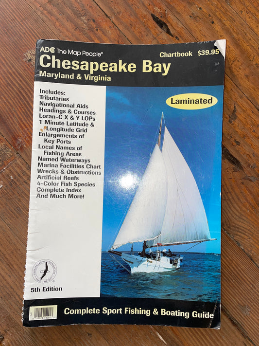5th Edition Chesapeake Bay Maryland AND Virginia Chartbook