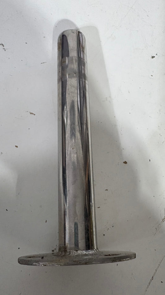 Stainless Steel Straight 7" Piece On Base