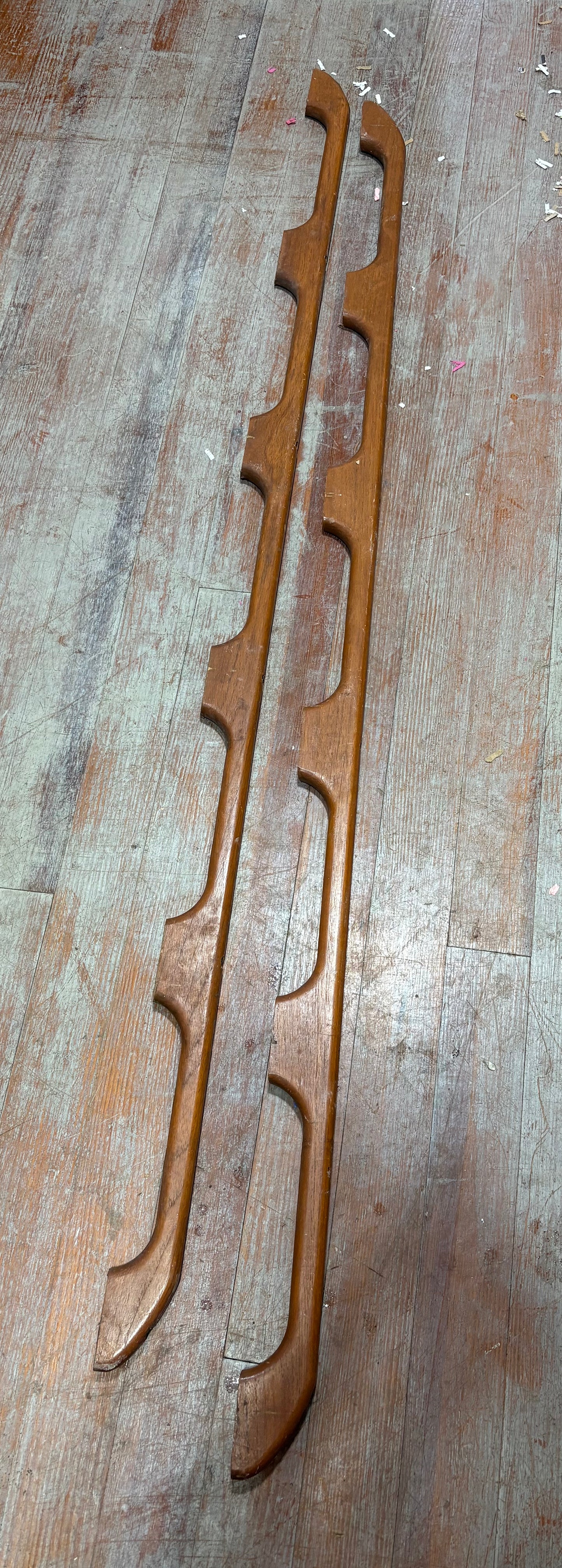Teak Hand Railings off Pearson 10M (pair)