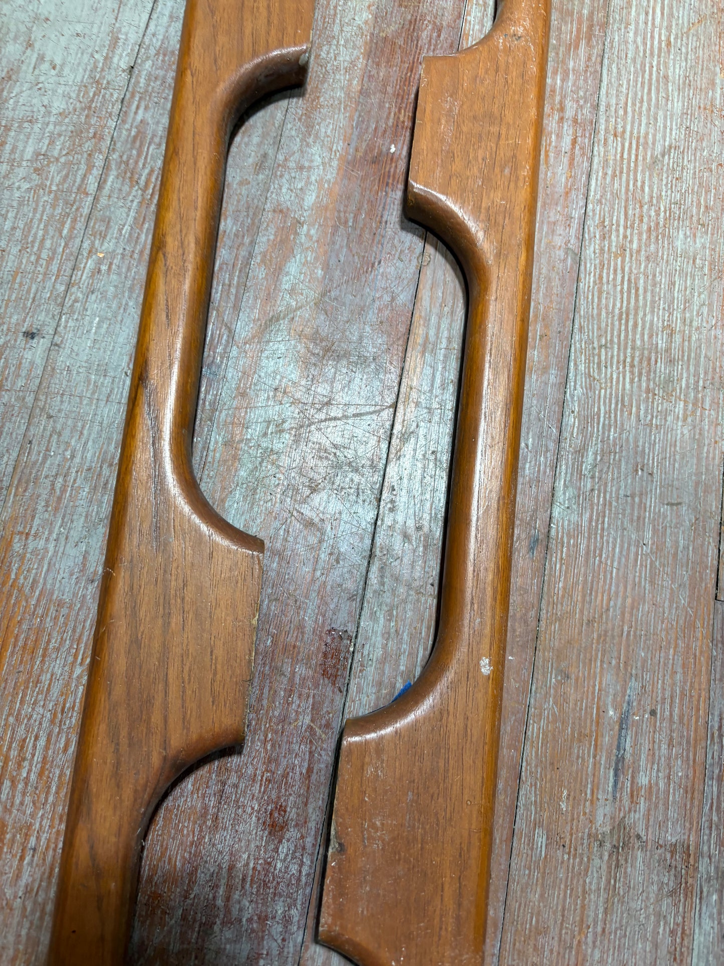 Teak Hand Railings off Pearson 10M (pair)