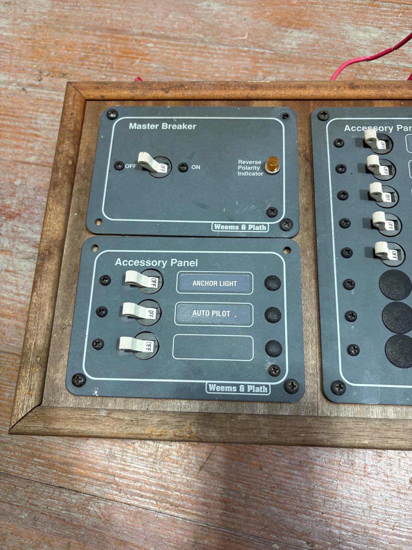 Weems and Plath Electric Panel from a Peterson 34