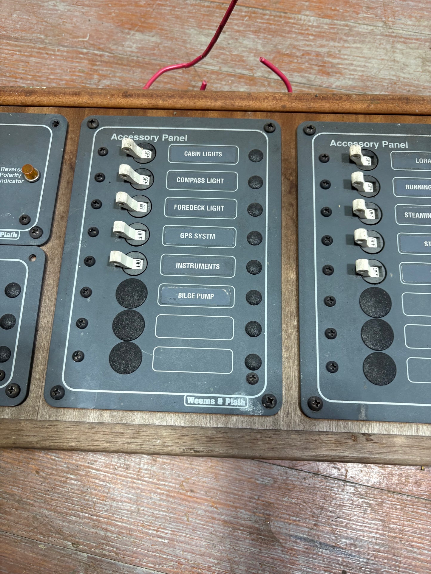 Weems and Plath Electric Panel from a Peterson 34