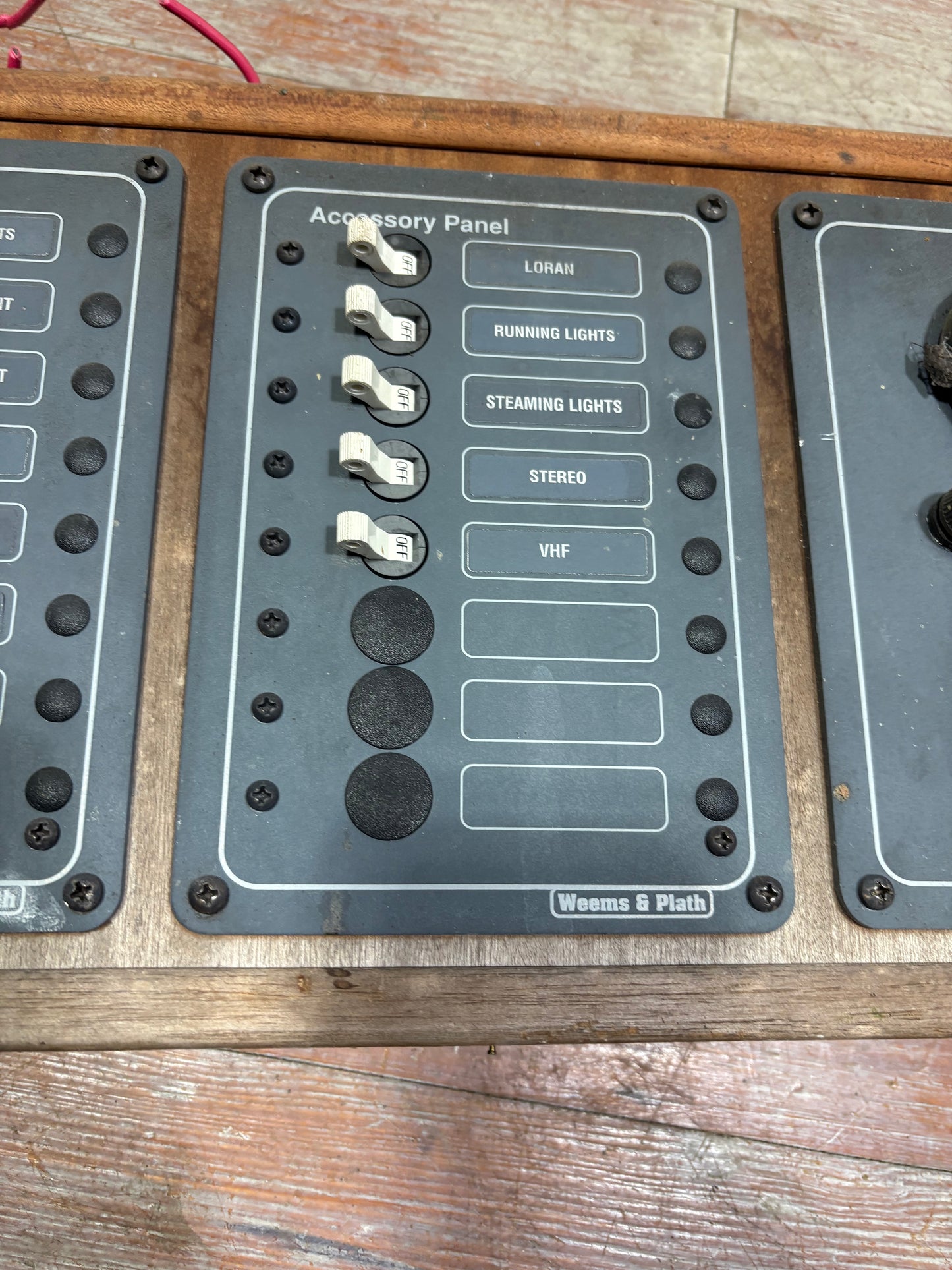 Weems and Plath Electric Panel from a Peterson 34