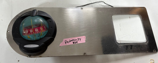 Contest Plastimo Compass on Steel Plate off Peterson 34