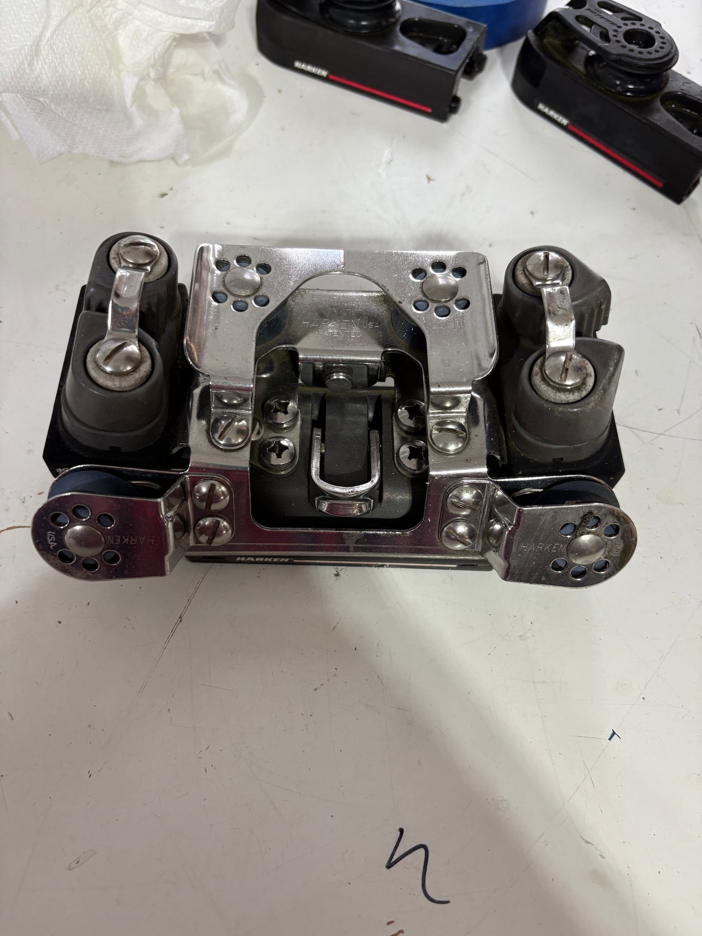 Traveler  5 ft with Harken Track Cars