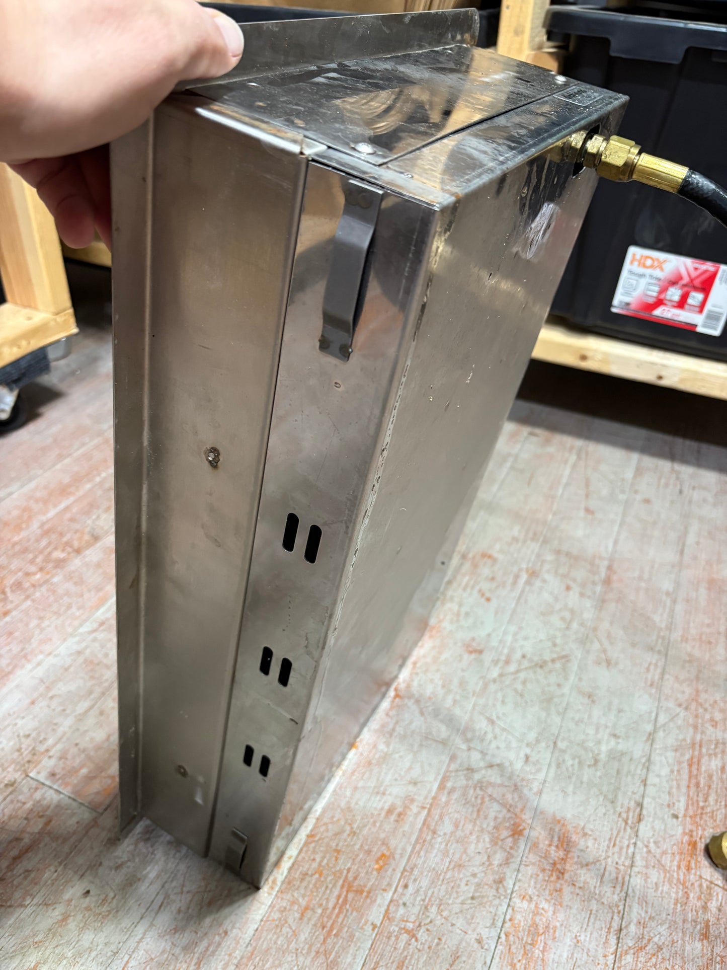 Dickinson 2 Burner Drop in Propane Cooker with Butcher Block Top