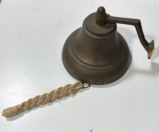 Brass Ships Bell  6" dia