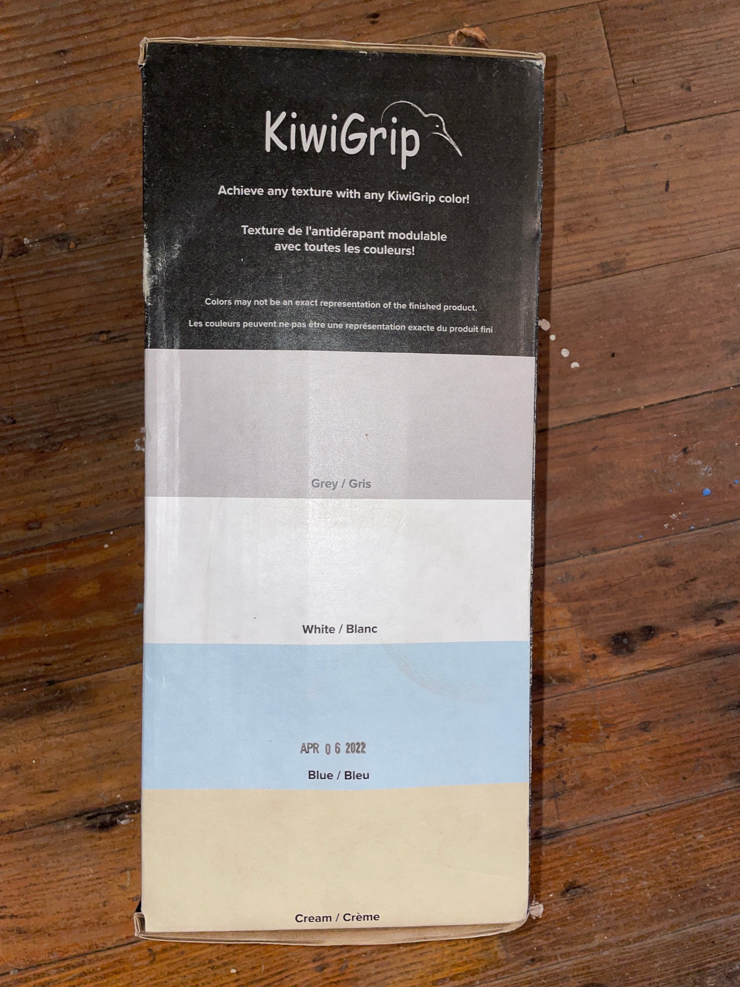 New 4L Of Blue Kiwigrip Non-Skid Coating